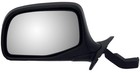 Dorman, Side View Mirror - Left , Manual, Paddle Design, Black and Chrome , PN#