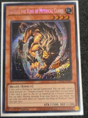 Yugioh Gazelle the King of Mythical Claws MP24-EN091 - Prismatic Secret Rare