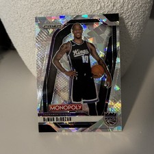 2024-25 Panini Prizm Monopoly - DEMAR DEROZAN * WHITE CRACKED ICE #38 KINGS