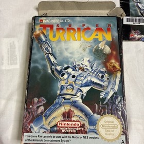 SUPER TURRICAN Nintendo Imagineer/Rainbow Arts 1992 With Box And Manual NES Game