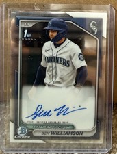 2024 Bowman Chrome Prospect Autographs Ben Williamson Rays RC