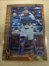 2025 Topps Update Series Hayden Senger USC128 /50 Gold Wave Rookie Card RC