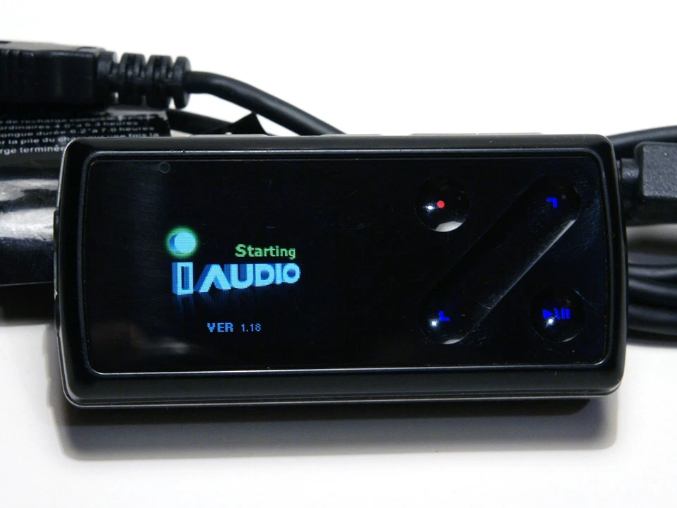 Reproductor MP3 portátil Cowon iAudio 7 de 4 GB. Parcialmente funcional. Leer descripción. Foto 4 de 4