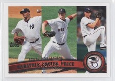 2011 Topps League Leaders Vault 1/1 CC Sabathia Jon Lester David Price HOF 5qi