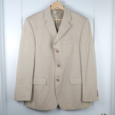 Banana Republic Modern Fit Beige Blazer Men's Size 40S GREAT COND 