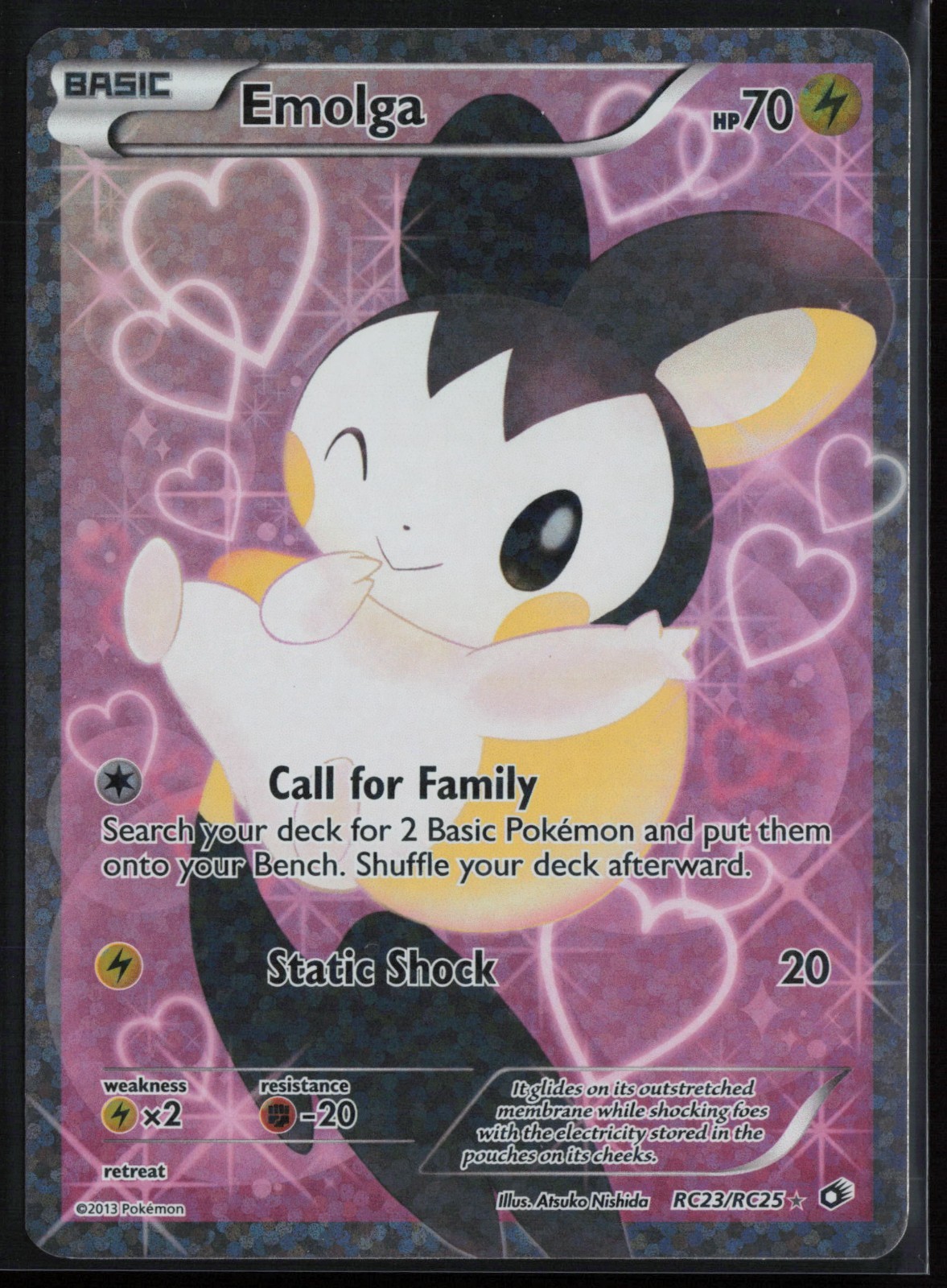 Emolga - RC23/RC25 - Full Art Ultra Rare - MP - Legendary Treasures