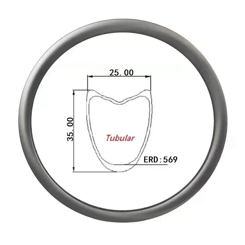 Llantas de bicicleta de carretera de fibra de carbono 700C sin gancho V/ruedas de freno de disco 18 20 21 24H Foto 4 de 4
