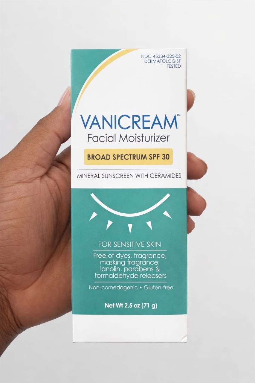 Facial Moisturizer with SPF 30 - Mineral Sunscreen - 2.5Fl Oz - Exp 03/2027