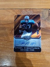 2023 Panini Plates & Patches Eddie George Steel Signatures # /10 !! 🔥🔥 Titans