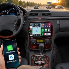 Android 15 Apple CarPlay GPS Navi Autoradio Für Mercedes W215 S/CL Klasse W220 Android 15 Apple CarPlay GPS Navi Autoradio Für Mercedes W215 S/CL Klasse W220