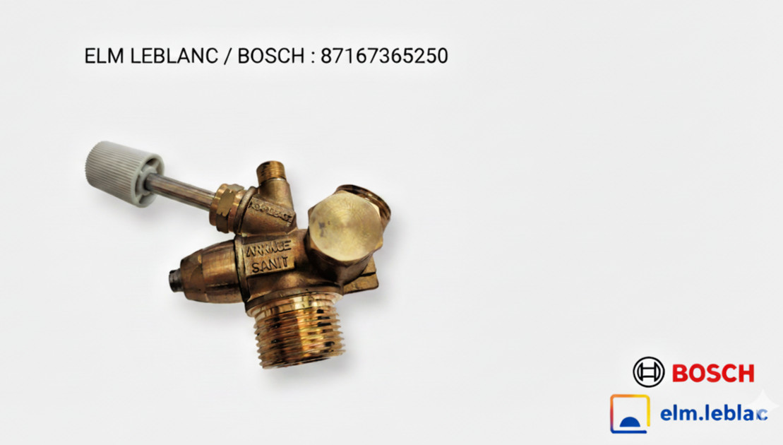 Raccord entrée sanitaire GL5/6 Elm Leblanc Bosch pour réparer une fuite de chaudière