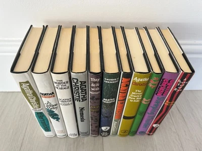 11 x Agatha Christie Collins Crime Club Hardback Facsimile Book Set 2005-7 VGC - Image 1 of 4