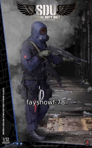 SoldierStory 1/12 HK SDU Shock Worker Action Figure Model Gift Ornament In Stock - Picture 4 of 23