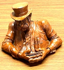 VTG Red Mill Figurine Poker Dead Man’s Hand Man Cave Bar Decor Wetherbee 1993