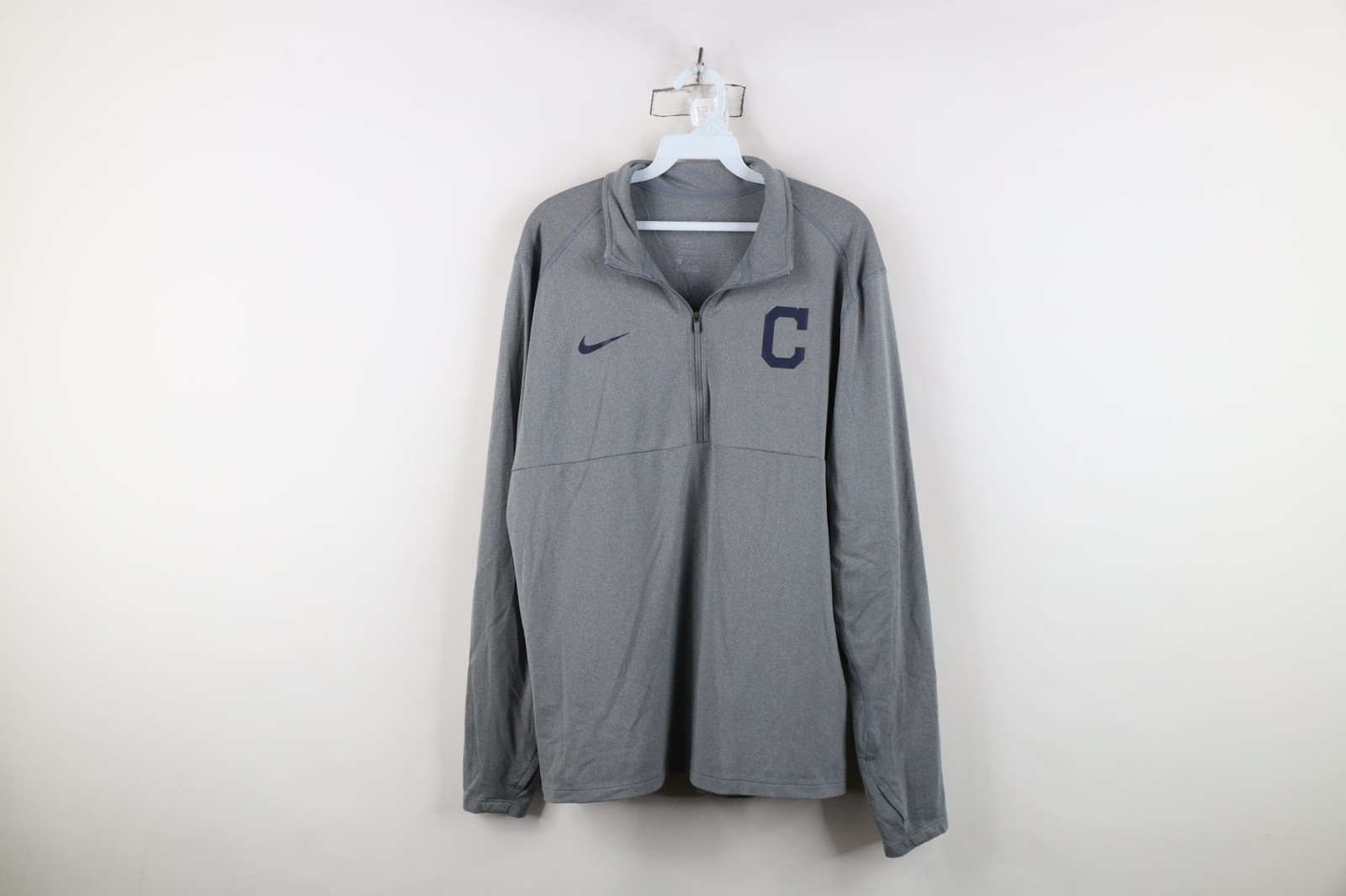 SACAI X NIKE Maglione mezza zip Nike uomo L Cleveland Indians Guardians baseball giacca top