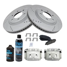 Front Brake Pad & Rotor Kit Fits 08-10 INFINITI 08-11 Nissan