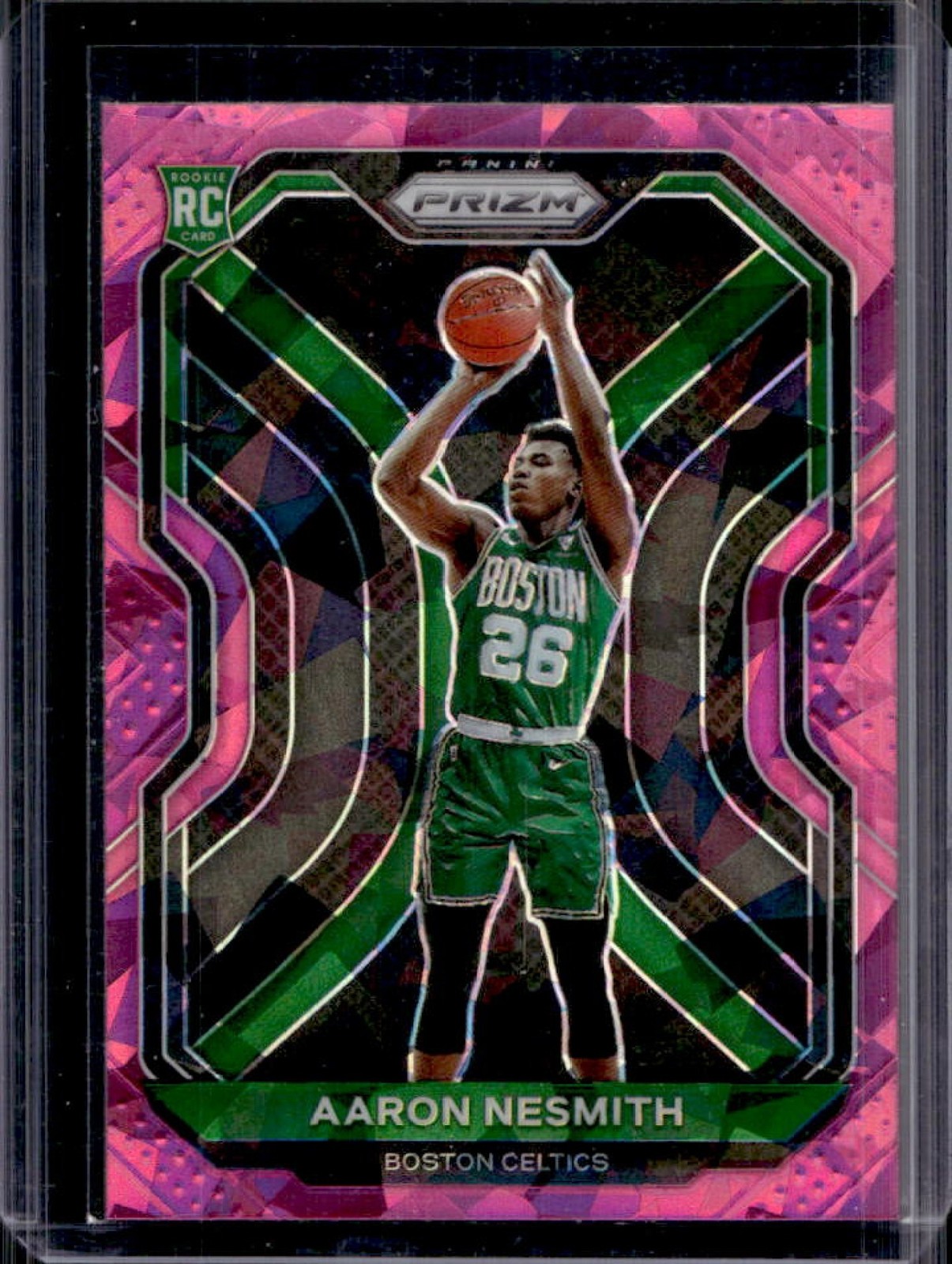 2020-21 Panini Prizm Aaron Nesmith RC Pink Ice Prizm Rookie #282 Celtics