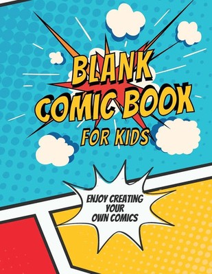 Blank Comic Book for Kids Happy Bookshelf Taschenbuch Kartoniert / Broschiert