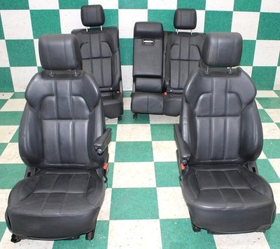 16' Range Rover SPORT Black Leather Heat Power Front Buckets Backseat Heat Seats