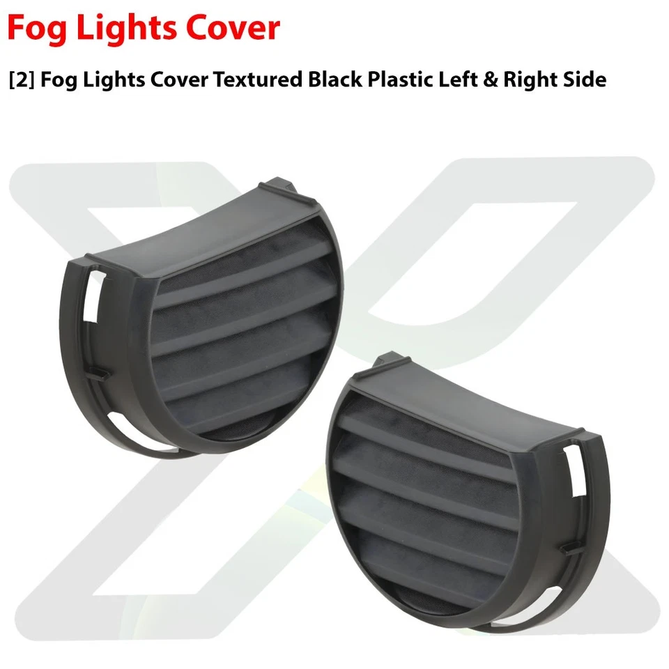 Front Fog Lights Cover Textured Left & Right Side For 2006-2011 Chevrolet HHR Foto 2 de 4