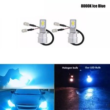 H3 Bright Yellow Whiteblue Led Bulbs Replacement For Car Truck Fog Lights 2pcs