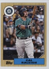 2022 Series 1 1987 Topps Baseball 35th Anniversary Cal Raleigh #T87-72 0e7u