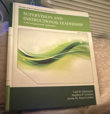 Pearson Supervision & Instructional Leadership 6th Ed Glickman 2013 HC