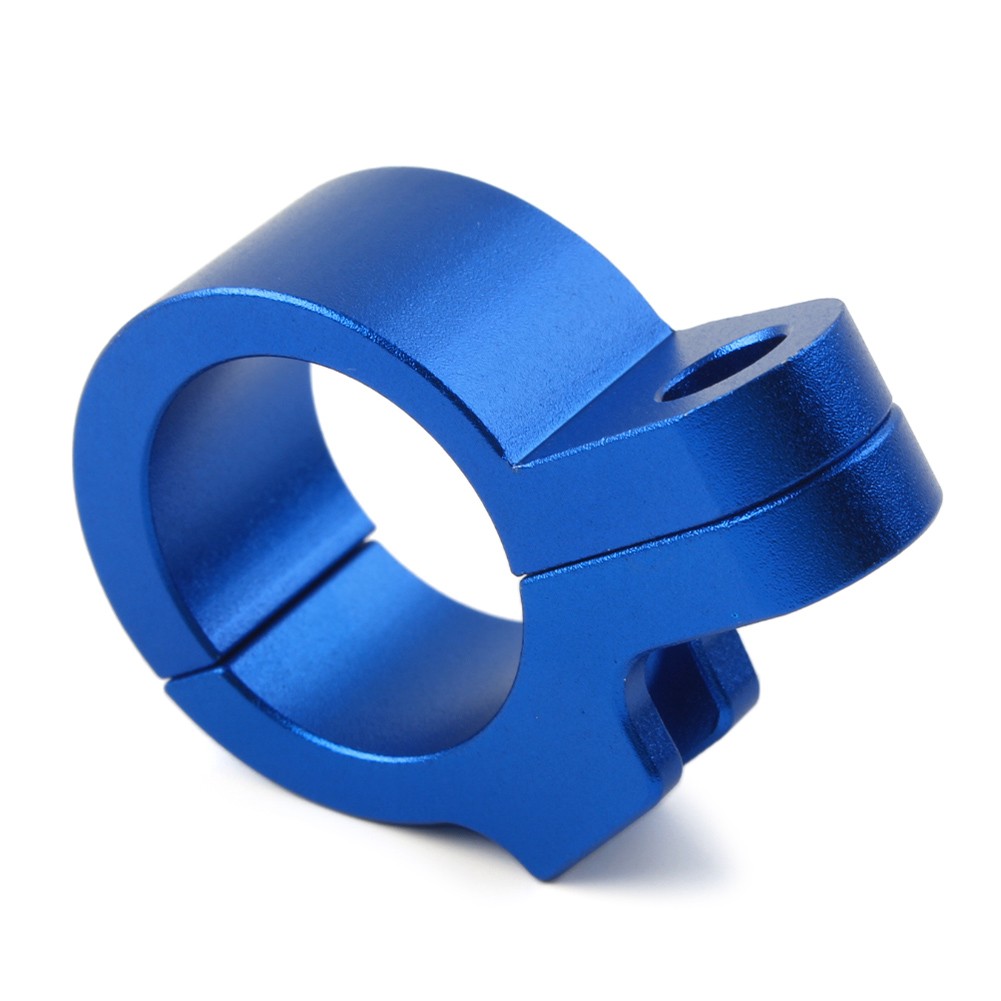 Fit HONDA CR80R CR85R CR125R CR250R CR500R Blue CNC Front Brake Line Hose Clamp