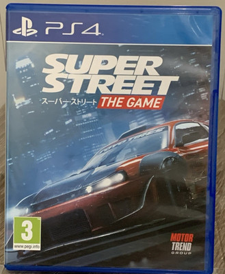 Super Street The Game PS4 Sehr Guter Zustand Schneller UK Versand