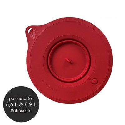 B-Ware Kitty Professional Profi-Frischhaltedeckel 'Überzieher' RUBINROT 6,9l