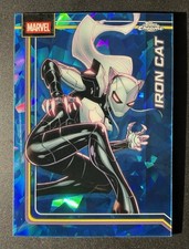 Topps 2026 Topps Chrome Sapphire Marvel Parallel Card #127 Iron Cat Non-Sport