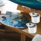  10 Stück Mehrzweck-Metalldosen, leere Farbaufbewahrung, runde