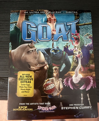 GOAT [New 4K UHD Blu-ray] Ltd Ed, With Blu-Ray, 4K Mastering, Digital Copy