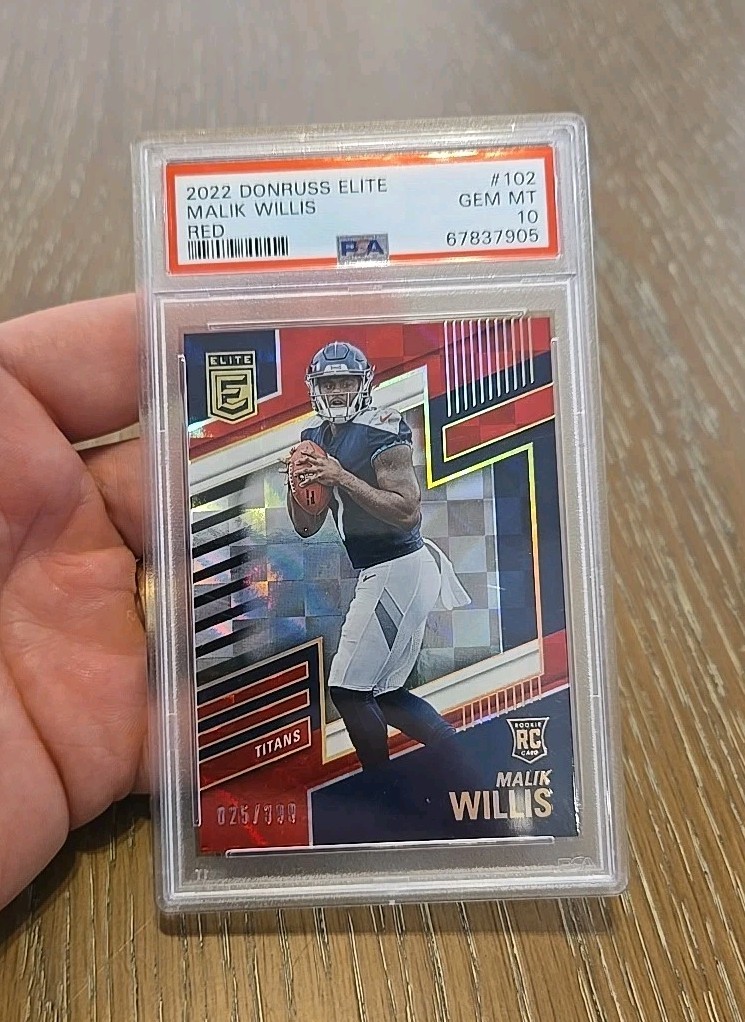 Malik Willis Panini Donruss Elite #102 Red