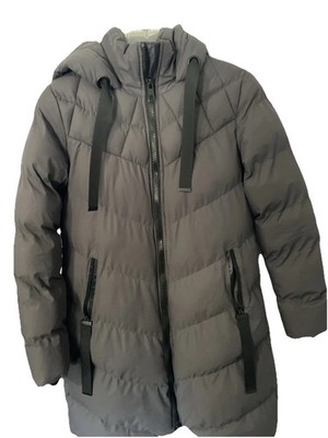 Saint & Sinner Women's Black Down Jacket Coat Size L.
