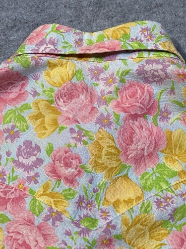 Vintage Flying R Ranchwear Ruddock Western Wear Shirt L Pearl Snap Floral Rodeo - Picture 7 of 11