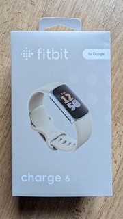 Fitbit Charge 6 Fitness Tracker – Porzellan / Silber – Top Zustand