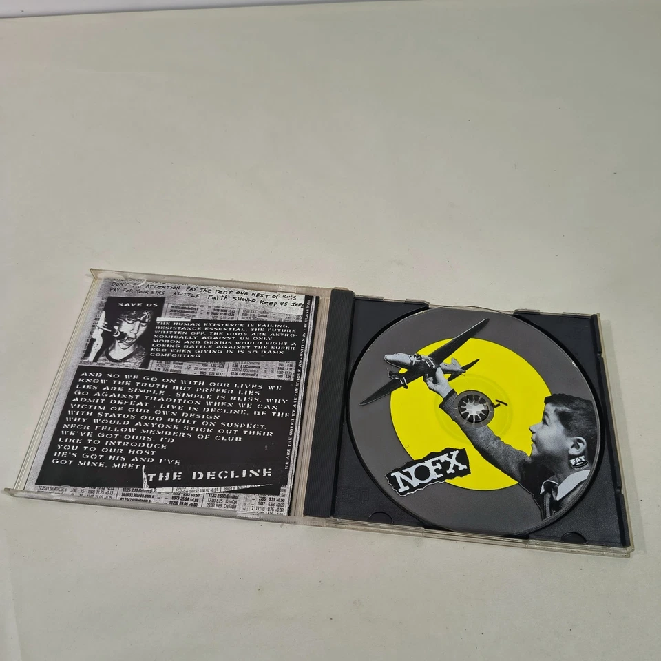 NOFX The Decline EP (CD) 1999 Punk Rock  - Clear CD Disc - Image 4 of 4
