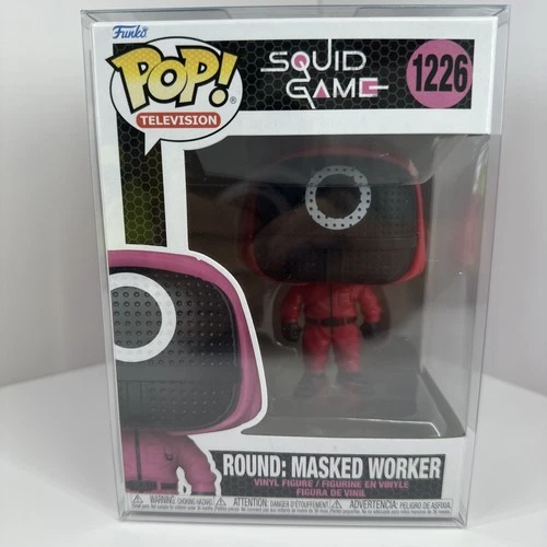 Funko Pop! Squid Game, Round: Masked Worker #1226, New in Box with Protector.