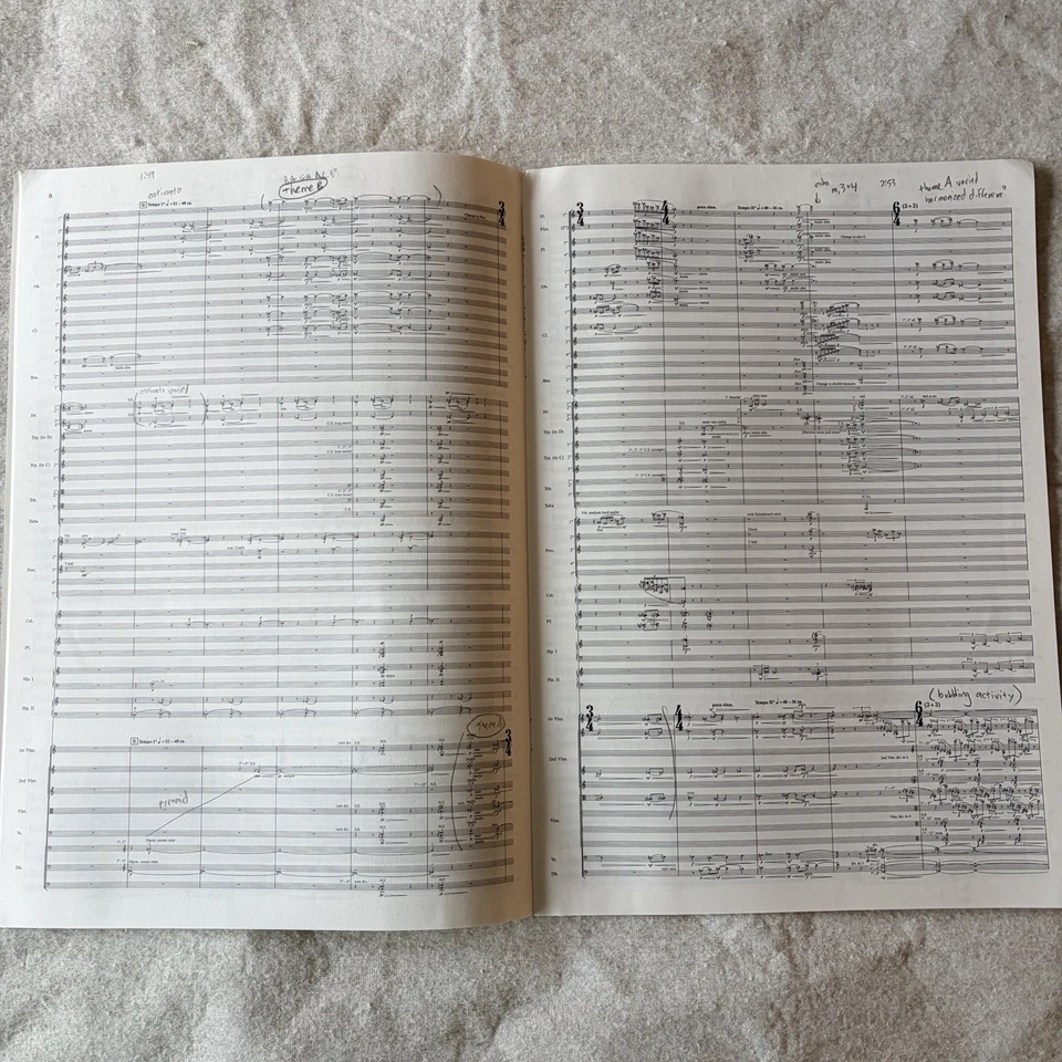 ЛОТ из 6 оркестровых партитур Toru Takemitsu редкие ноты музыка Шотт Япония модерн - Изображение 4 из 4