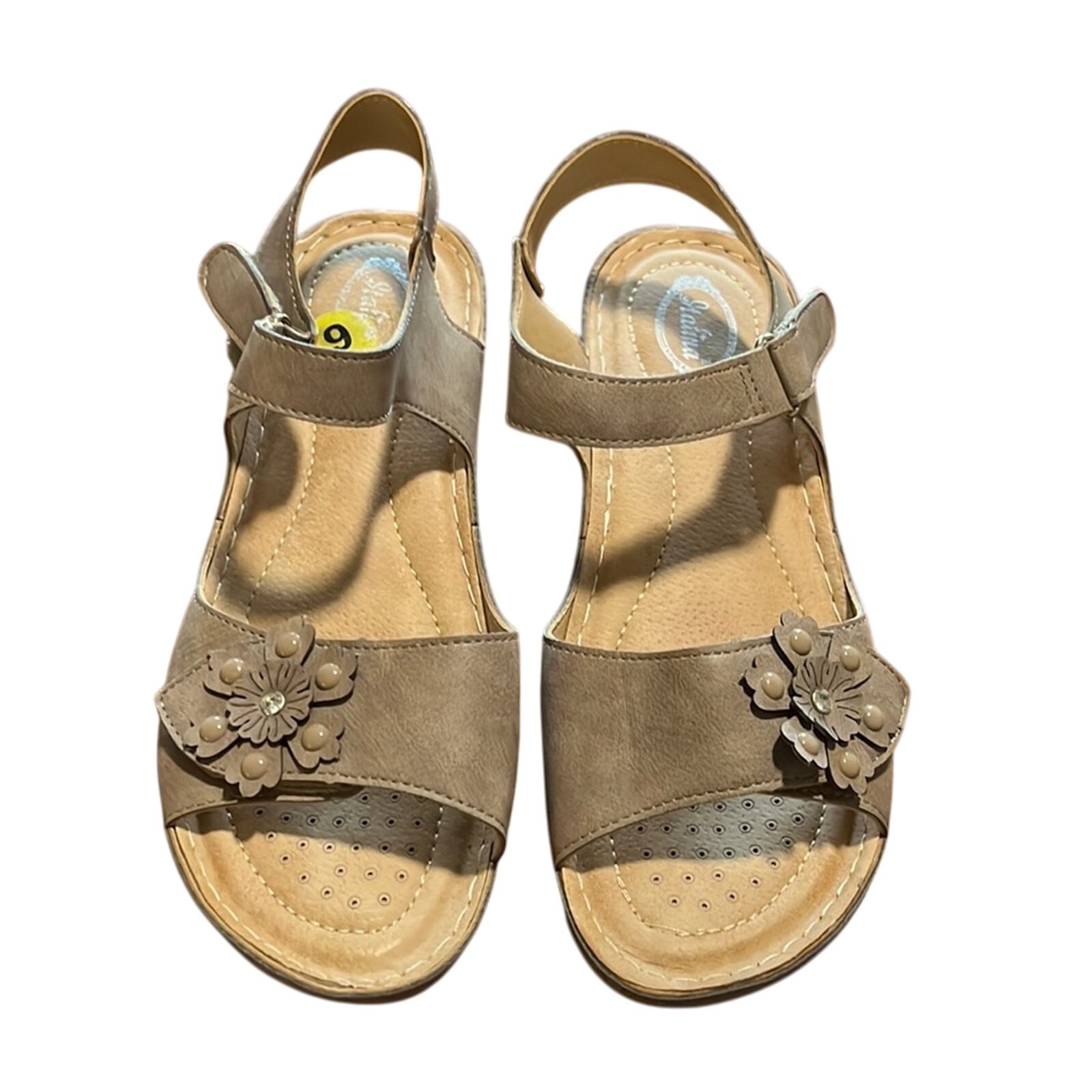 APL Sandali comodi marroni Italina taglia 9