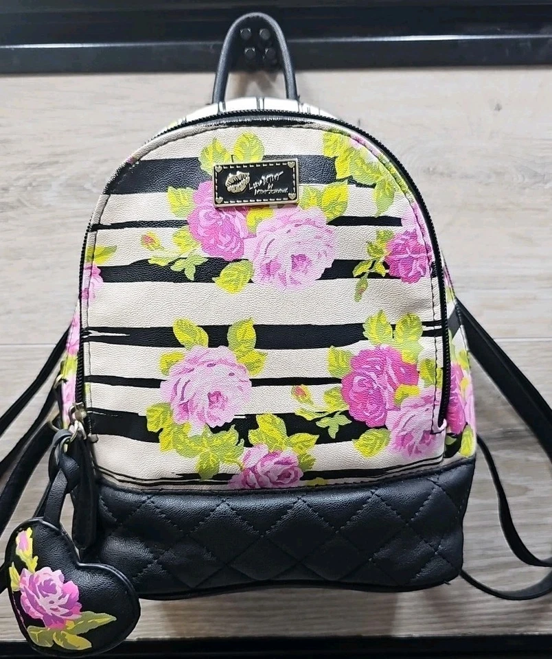 LUV BETSEY Betsey Johnson Floral Mini Backpack Purse - Image 4 of 4