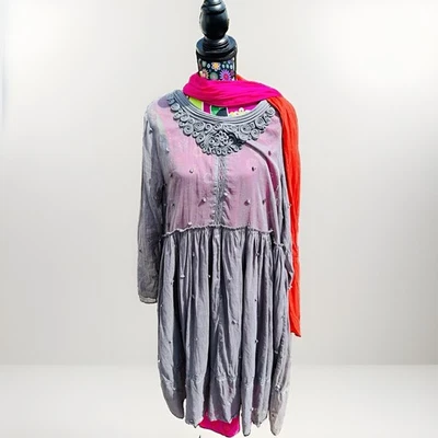 Ewa i Walla Kleid, XL, grau, neu mit Etikett! Neupreis 410, 00! - Bild 1 von 4