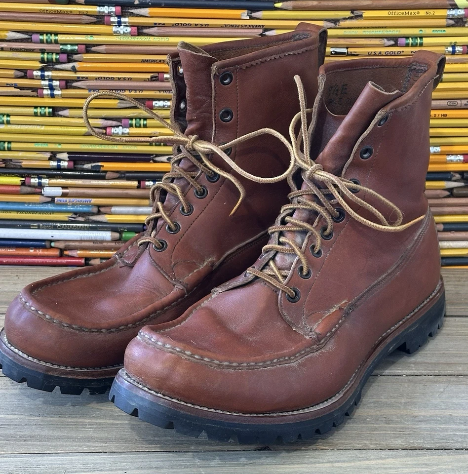 Botas de Mocasín W.C. Russell Caza Hechas a Medida Tirador de Pájaros Lug Para Hombre 9.5 E Foto 4 de 4