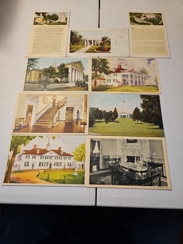 Virginia-Arlington,Williamsburg,Charlottesville [184 Postcards]