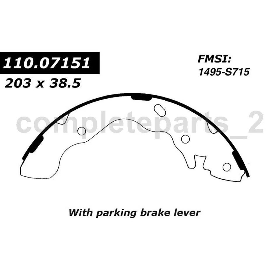 Kit de 2 herrajes de freno de tambor trasero para Dodge Verna 2004 2005 2006_ Foto 3 de 4