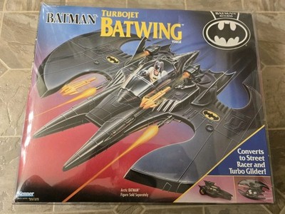 Batman Returns Turbojet Batwing 1991 Kenner New Batwing In Acrylic Case Keaton