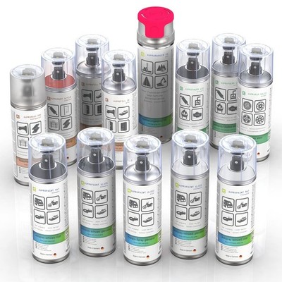 Epoxy Grundierung Lackspray Rostumwandler Sprühfarbe Matt + Glänzend 400ml Profi