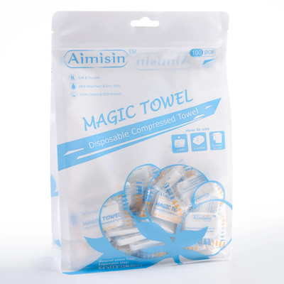Aimisin Compressed Towels Disposable Soft Durable Towels 100 Cotton For Home