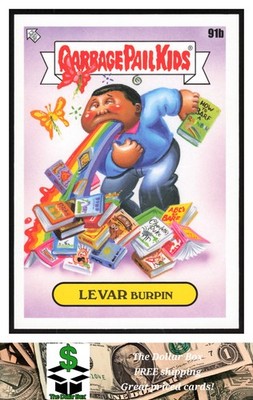 2022 Topps Garbage Pail Kids: Book Worms #91b Levar Burpin
